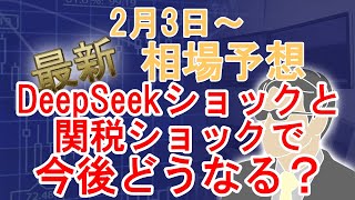 【最新相場予想(2月3日～)】DeepSeekショックと関税ショックでアメリカの半導体バブルは崩壊するのか？