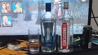 I Failed My Alcohol Sobreity and Trying New Amsterdam and Luksusowa Vodka For First Time Commentary