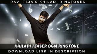 Khiladi Teaser BGM Ringtone