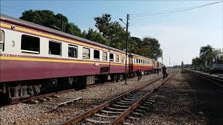 รถไฟไทย : ดูรถไฟหลีกพร้อมกัน 3 ขบวน ที่สถานีรถไฟราชบุรี