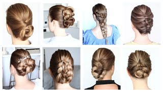 😍  EASY DIY Elegant Updos that everyone can create 😍 Hairstyle Transformations