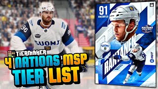 Ranking EVERY 4 Nations MSP | NHL 25 Tier List