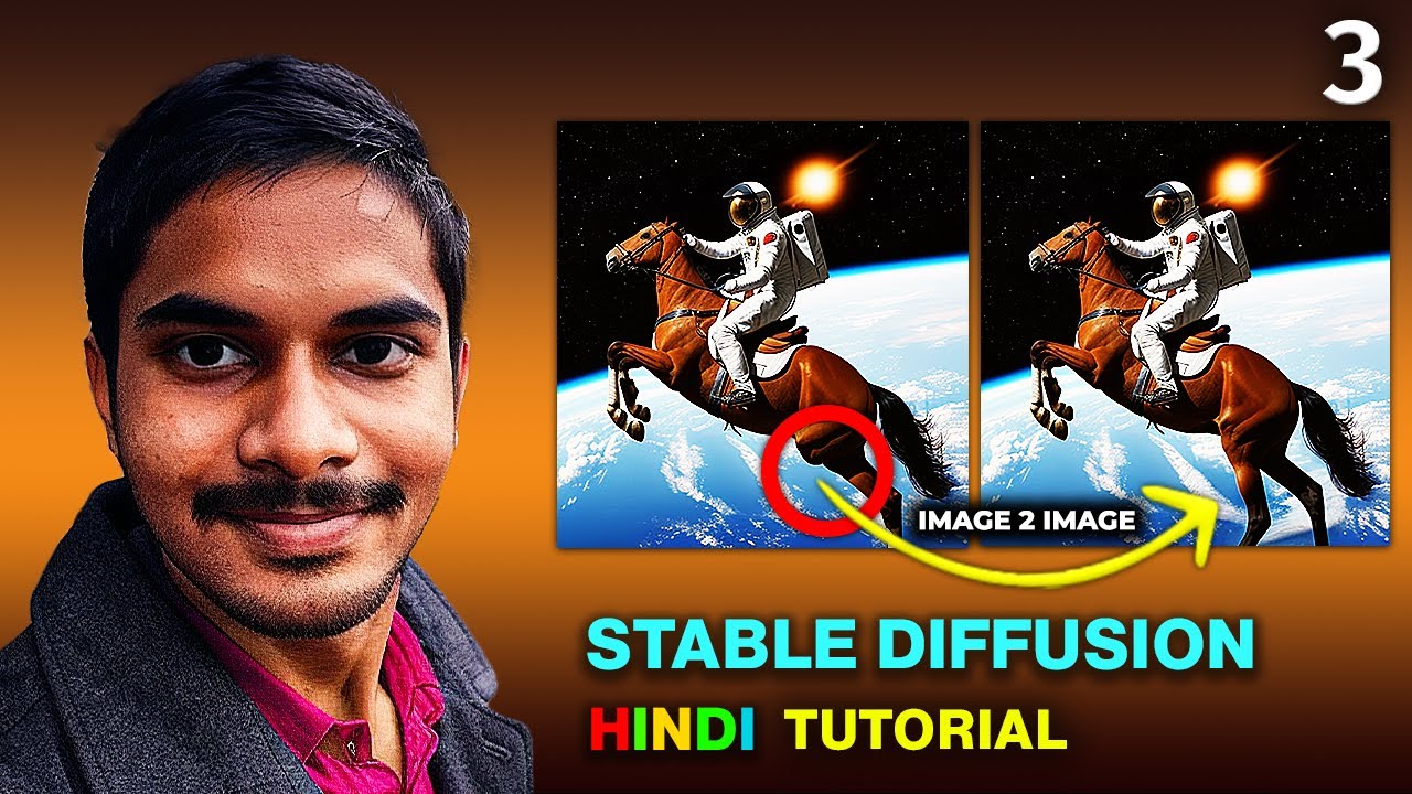 Learn Image To Image Automatic Photoshop Stable Diffusion Hindi
