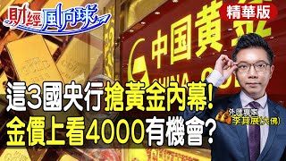 【#財經風向球】金價上看4000美元?三國央行搶買黃金 波蘭.新加坡上榜 大陸不信任美元美債?? feat.李其展 @中天電視CtiTv  @中天財經頻道CtiFinance