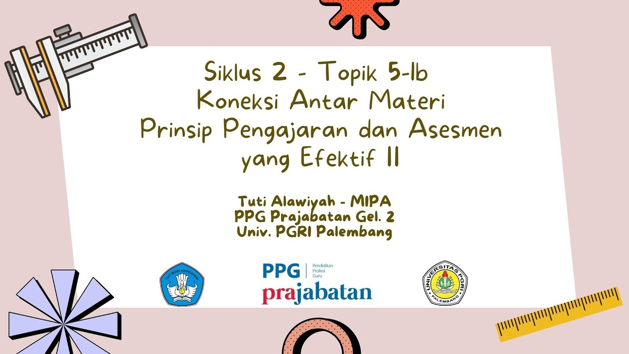 Siklus 2 Topik 5 Koneksi Antar Materi (Infografis) || Prinsip ...