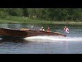 wooden boat 29 clarion fast launch