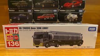 Tomica UD TRUCKS Quon TANK LORRY Unboxing Video / ロングトミカ　UD クオン　タンクローリー　開封