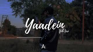 Yaadein Yeh Teri | VaaizArman | Official lyrical Video | New song 2022