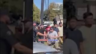 Texas chaos: ICE agents swarmed by protesters during migrant arrest #shorts #ICE #immigration #us