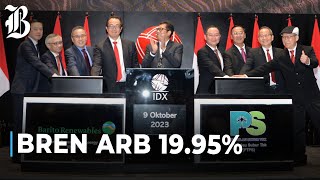 Imbas Penghapusan dari indeks FTSE, Saham BREN Anjlok 19,95%