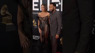JOHN LEGEND and CHRISSY TEIGEN | Red Carpet Fashion Cam | 2025 GRAMMYs
