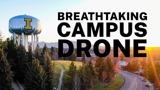 Captivating University of Idaho Campus from Above | Breathtaking Drone Footage