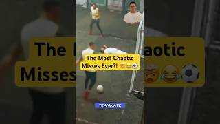 The Most Chaotic Misses Ever?! 🤯😂⚽ #shorts #shortvideo #funnyfootball