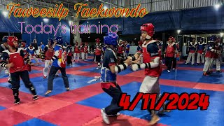 Today’s training 4/11/2024 #taweesilp_taekwondo_thailand #taekwondo #training #taekwondotraining