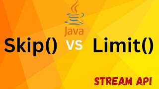 Java Stream API: Understanding skip() vs limit() Methods