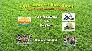 1992 Sun Bowl (Arizona v Baylor) One Hour