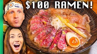 $2 Ramen VS $100 Ramen in Tokyo, Japan!!! Never Seen Before!!