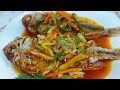 how to cook sweet and sour red snapper maya maya fish easy recipe by gianna vlogs