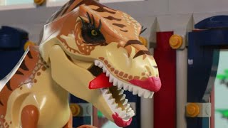 LEGO Jurassic World T-Rex Date Fail STOP MOTION LEGO Dinosaur's Meal Time! | Billy Bricks
