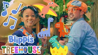 Dinosaur | BLIPPI'S TREEHOUSE | Amazon Kids+ Original | Educational Songs For Kids
