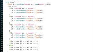 Processing3 java code, bounce balls