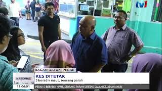 KES DITETAK 3 BERADIK MAUT, SEORANG PARAH [18MEI2018]