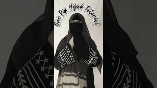 One Pin Hijab Tutorial #youtube #hijab #hijabfashion #hijabstyle #muslimclothing