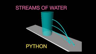 Physics Question: Which Hole Will Shoot Water Further?  Python Model Included.