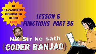 Learn JavaScript In Hindi | String Prototype Methods | Functions | Part 35 | Coder Banjao !
