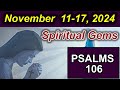 Spiritual GEMS for this Week | November 11-17, 2024 | comments