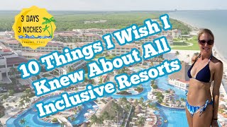 10 Things I Wish I Knew about All Inclusive Resorts|Bonus Tip at the End|Watch this Before Booking