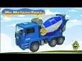 Concrete mixer on the construction site | Toys for kids