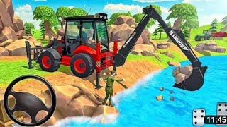 Village JCB Excavator Simulator - offroad construction games 2021 - Android gameplay