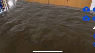 The Disaster Scope: Augmented Reality Flash Floods Simulated Experience for iPhone using 6D.ai SDK