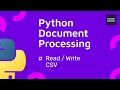 2023 Python Beginner Tutorial #59 Working with CSV Files in Python