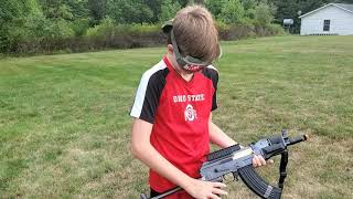 Shooting a hornets nest with an Airsoft AK