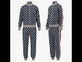 Gucci gg jacquard tracksuit,clo3d,marvelous designer