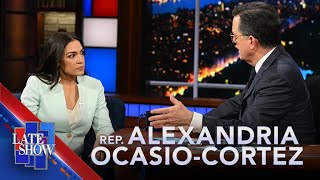 Rep. Ocasio-Cortez On The Humanitarian Crisis In And Speaking With President Bid