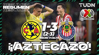 Resumen y goles | América 1(2)-(3)3 Chivas | CL2023 - Semifinal Vuelta | TUDN