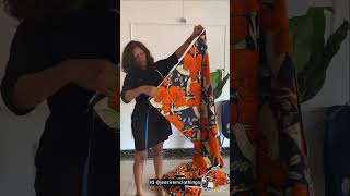 How to lengthen your Ankara fabric for a floor length circle dress.