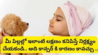 మీ పిల్లల్లో ఇలాంటి లక్షణం కనిపిస్తే నిర్లక్ష్యం చేయకండి.. అది కాన్సర్ కి కారణం కావచ్చు Blood Cancer