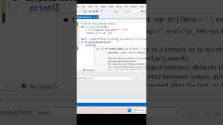Check If a String Is a Palindrome -Python Tutorial #countdownapp #python #programming#shorts#coding