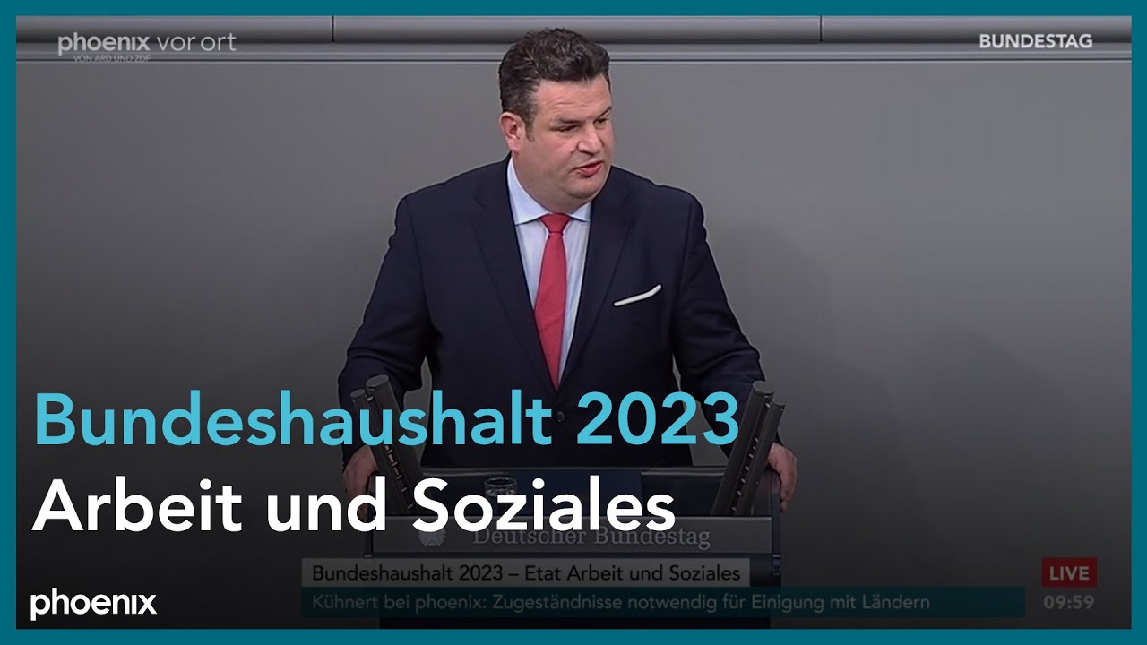 Bundestagsdebatte Zum Haushalt 2023 Für Arbeit Und Soziales Am 24.11.22 ...