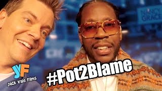 2 CHAINZ Gets Farted on During Pot Debate with Nancy Grace #Pot2Blame | Jack Vale