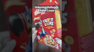 Unboxing Kellogg's Froot Loops #unboxing