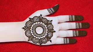 Simple and easy mehndi design | stylish front hand mehndi design | mehandi ka design | mehndi design