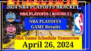 NBA Playoffs Standings Today Updates April 25, 2024 | Game Results | NBA SCHEDULE April 26, 2024