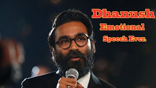 Dhanush Sings His Favourite Song And Gets Emotional.