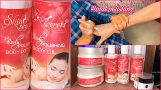 Skin secret body polishing kit how to use? Pre bridal hand polishing steps