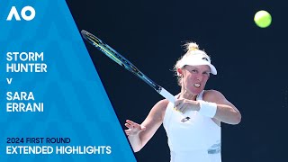 Storm Hunter v Sara Errani Extended Highlights | Australian Open 2024 First Round